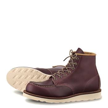 Red Wing Heritage Classic Moc - Bordove 6 Inch Cizmy Panske, RW056SK